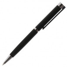 Ручка подарочная в футляре черный корпус поворотный механизм, 1,0мм синяя, картонный футляр 231463 FIORENZO 