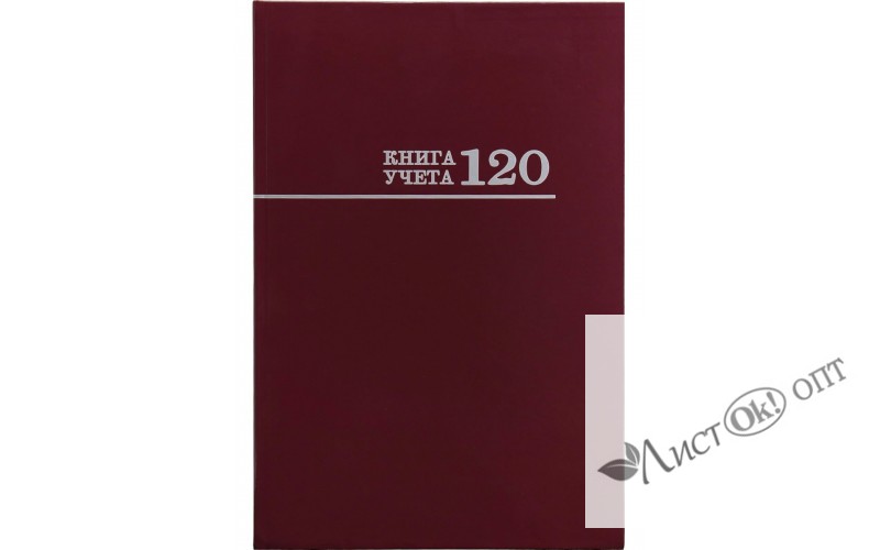 Книга учета 120л. клетка А4 ( 200х298) 