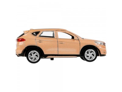 Машинка инерц. металл. HYUNDAI TUCSON длина 12 см, двери, багаж., бежевый, кор. TUCSON-12-BG ТехноПарк -2