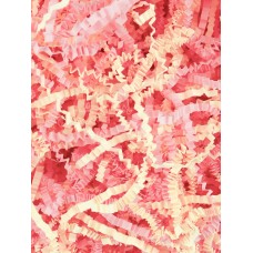 Наполнитель бумажный 100 гр. Микс Пастель (персиковый, розовый) 2мм, плотность 80 гр/м2 НБ-2120 Миленд 