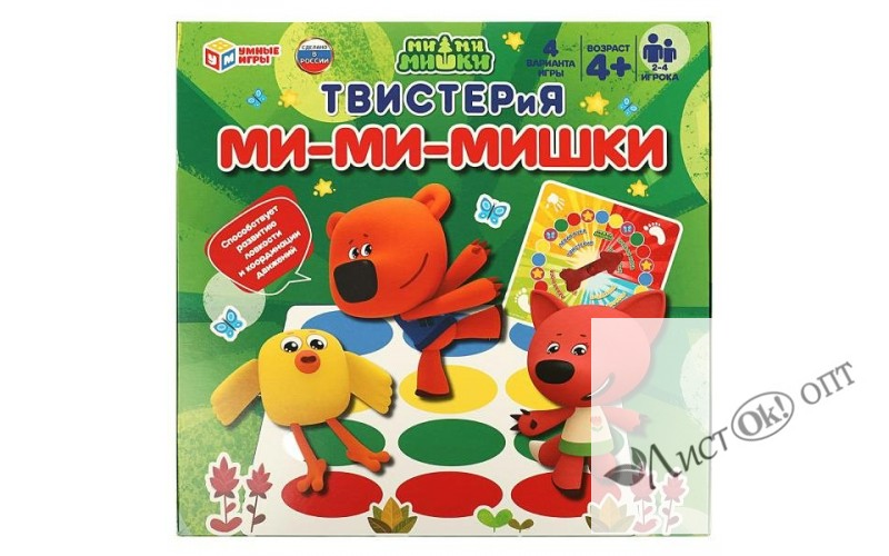 Игра Ми-ми-мишки.Твистерия. 280х285х40 мм 324781 Умные игры 