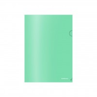 Папка-уголок А4 пластиковая Matt Pastel Bloom, непрозрачный, ассорти (в пакете по 12 шт) 61133 ERICH KRAUSE 