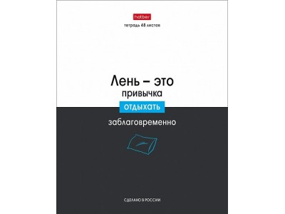 Тетрадь 48 л. клетка скр. А5 65г/кв.м 10 дизайнов в коробе  серия -Люблю школу- 48Т5В1 Hatber -1