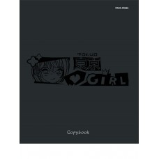 Тетрадь 48 л. клетка скр. АНИМЕ СТАЙЛ цвет.мел.обл., матов. ламин., выб. лак Т48-2307 Проф-Пресс 