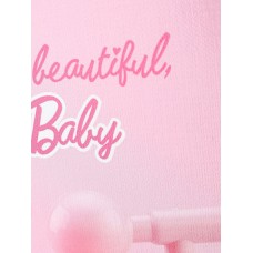 Книжка записная А6 48л. BE BEAUTIFUL BABY, 7БЦ, глянц.ламинир., лен, 48-2119 Проф-Пресс 