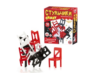 Игра Веселая «Стульчики. Crazy», 18 штук 4631 Русский стиль 