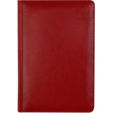 Ежедневник датир. А5, 168л. PELLE ITALIANA - CHERRY RED красный,кожзам, кругление Profit 168-8334 Проф-Пресс 