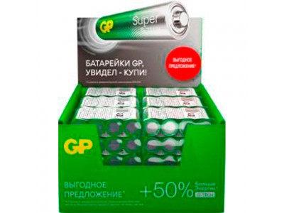 Батарейка LR06 GP Super G-Tech б/б 4S цена за упак 4шт 15AA21RA-2CRSBC4/547495 Super -1