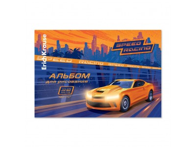 Альбом для рис. 30л. А4, на клею Sport Car, 61475 ERICH KRAUSE 