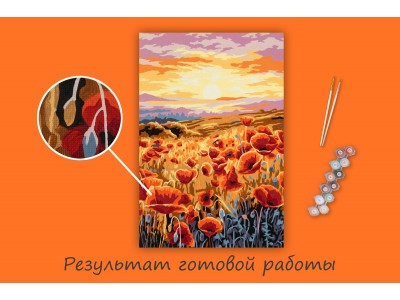 Картина по номерам 20х30 см 