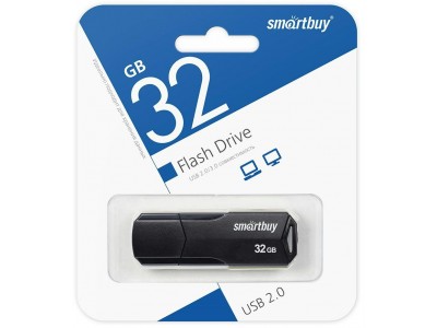 Флешка USB память 32 Gb CLUE Black 124107 SmartBuy 