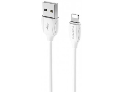 Кабель (BX19) Apple 8-pin 1м, белый 111562 Borofone 