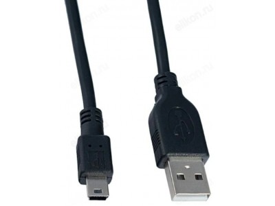 Кабель (U4301) mini USB черный, 1 м 113902 Perfeo 