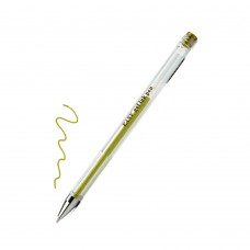 Ручка гелевая 0.7 мм золотая мет.139мм 888J EASY 