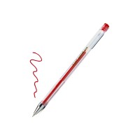 Ручка гелевая 0,7мм*139мм (аналог Crown Pilot) 888 EASY красная 