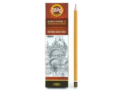 Карандаш ч/гр дерево НВ цена за 1 шт. 1500-HB Koh-I-Noor 