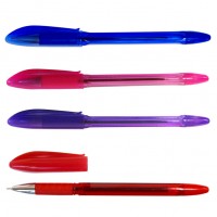 Ручки масляные EasyOffice , цветные 6цв, 0,7мм, рез.грип 5022-6 J.Otten 