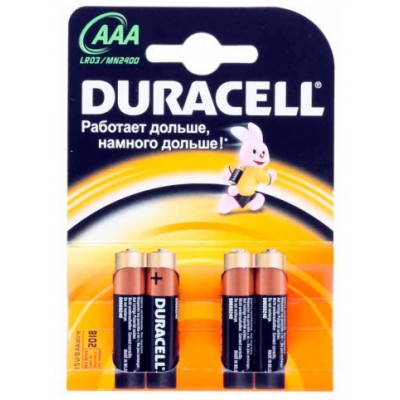 Батарейка LR03 Duracell Basic 4хBL (цена за блистер 4 шт) 5014523 /1 /0 /0 /12