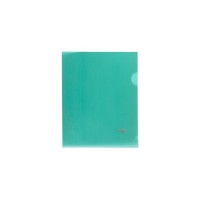 Папка-уголок А5 пластик. зеленая (0,18мм) AG5_00104 Hatber /20 /0 /0 /500