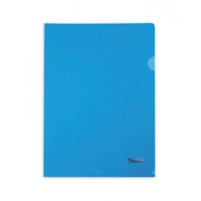 Папка-уголок А4 пластик. синяя (0,18мм) AG4_00102 Hatber /1 /0 /0 /400