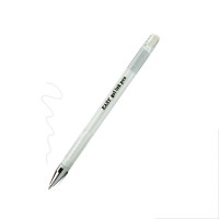 Ручка гелевая 0.7 мм белая, 139мм (аналог Crown Pilot) 888 EASY 